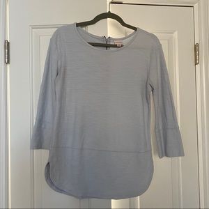 ¾ sleeve top